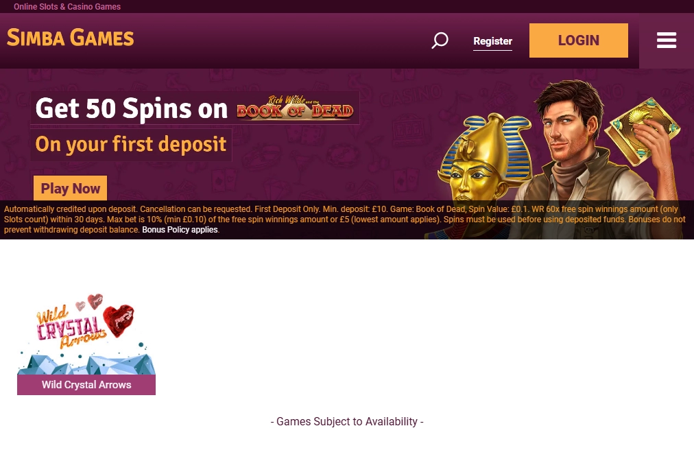 Simba Games Casino